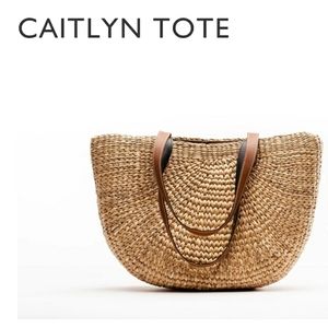 sea and grass straw pouch